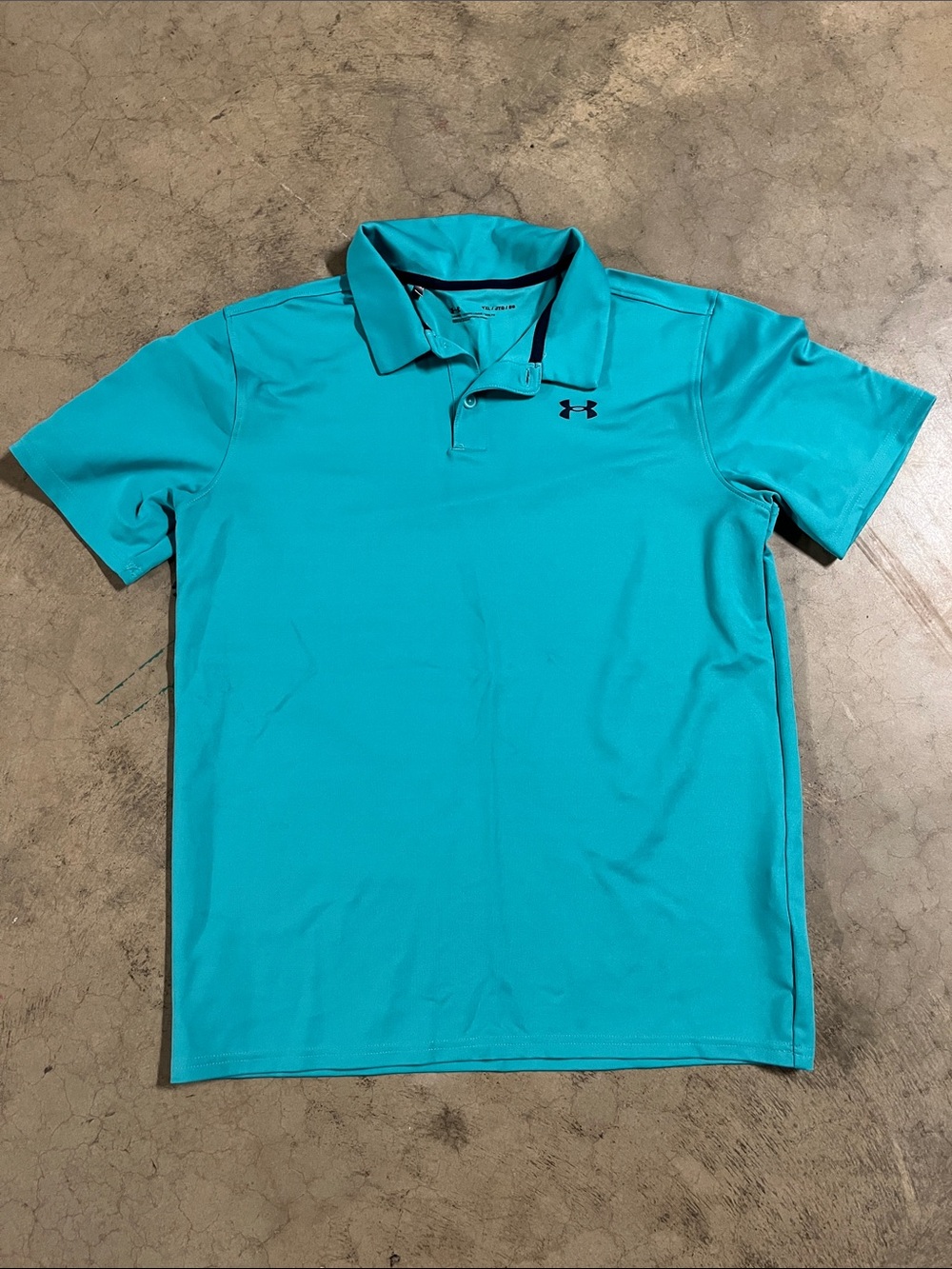 Under Armour Youth Turquoise Performance Polo